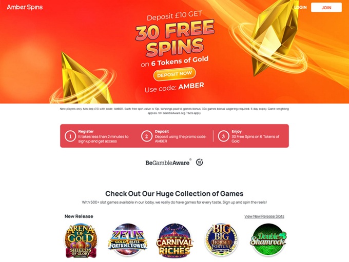 Amber Spins Casino 03.04.2025. Hp