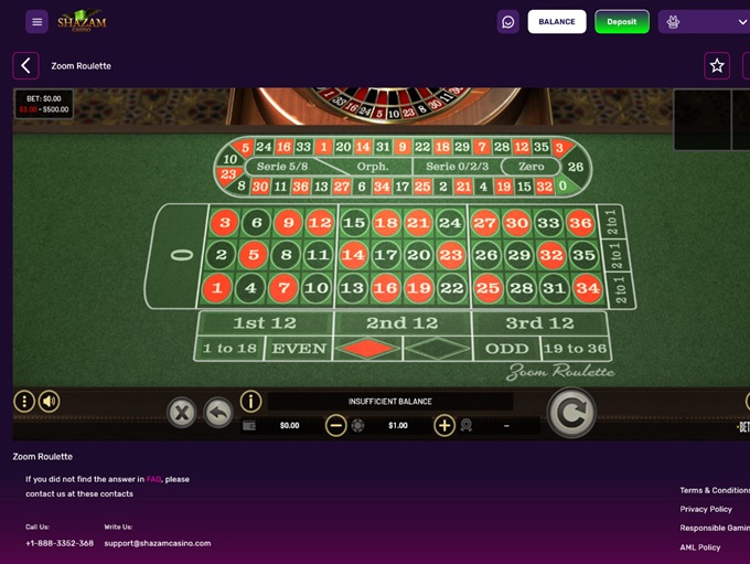 Shazam Casino 28.06.2024. Game3 