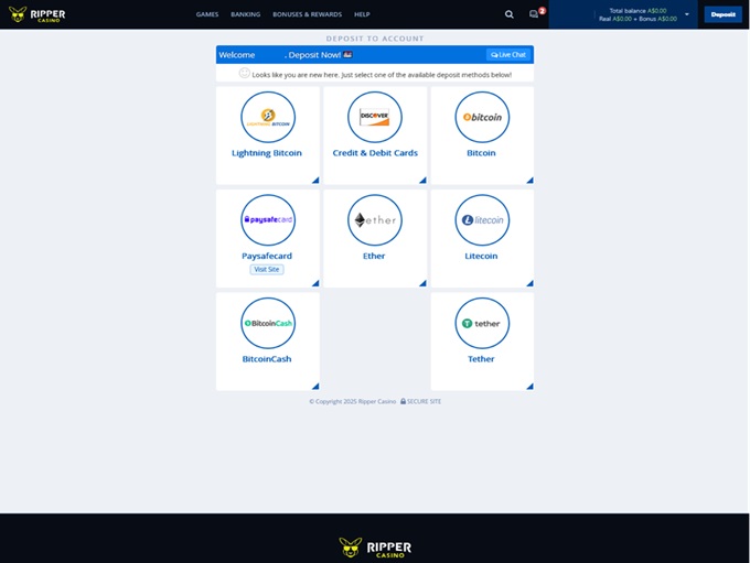 Ripper Casino 26.12.2025. bank