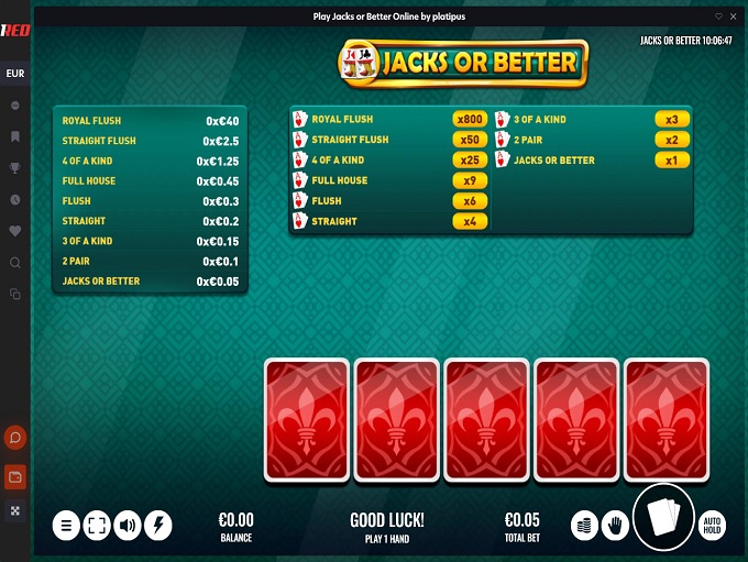 1Red Casino Game 3 