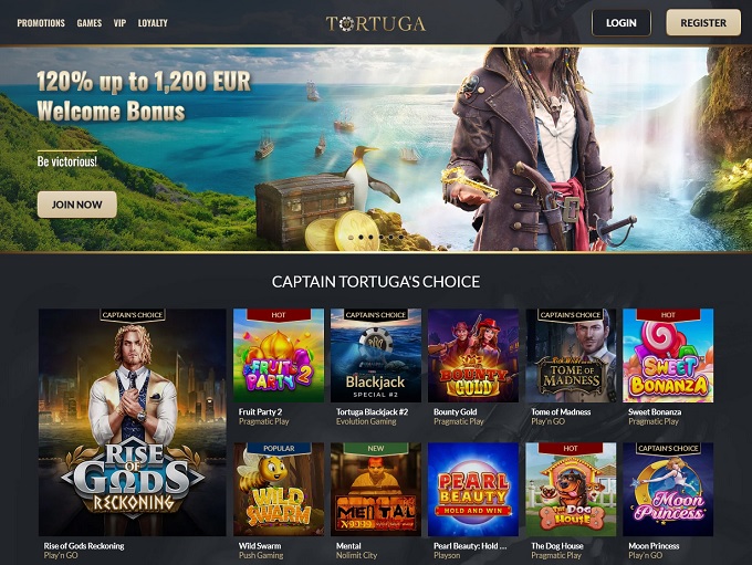 Tortuga Casino hp new