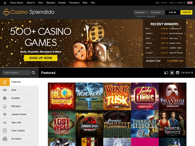 Casino Splendido hp 