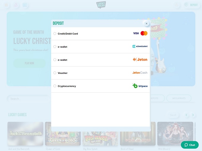 Lucky Wilds Casino bank