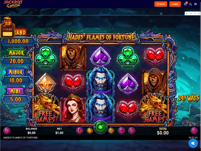 Jackpot Capital 03.03.2026. Game 1