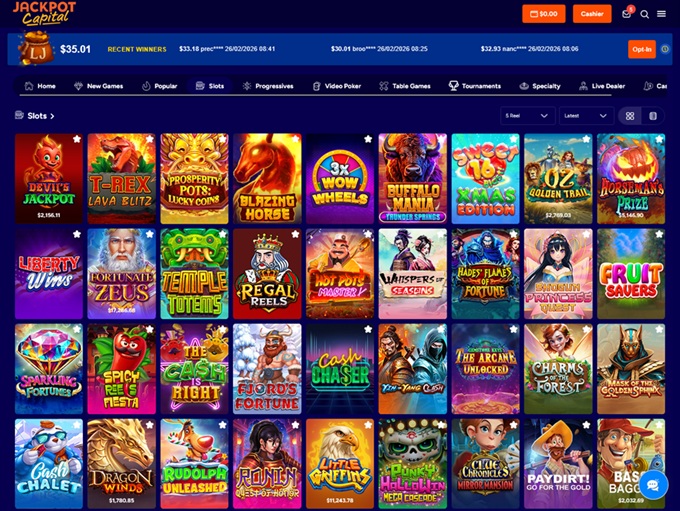 Jackpot Capital 03.03.2026. lobby