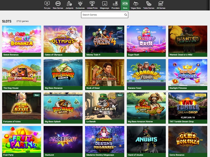 Unibet Casino 29092023 Lobby 