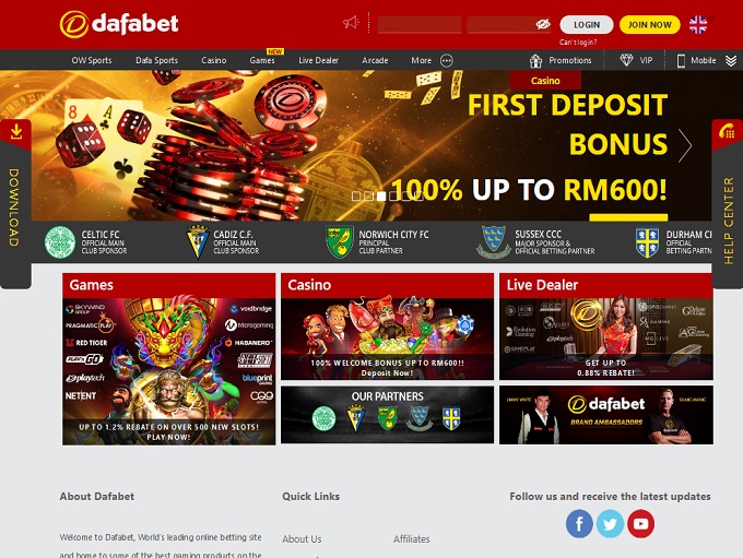 Dafabet Casino New Hp 