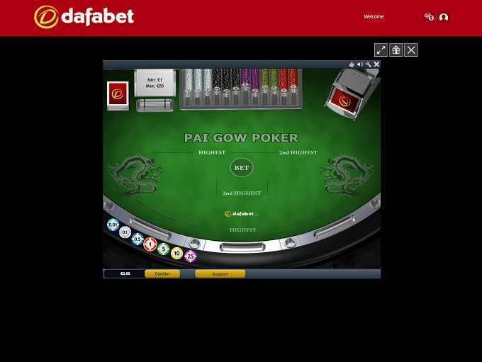 Dafabet Casino new Game 3 