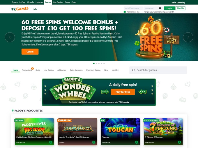 Paddy Power 16.10.2024. hp 