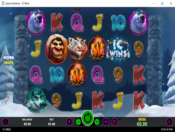 Screenshot of a popular slot game available at Extreme Casino, showcasing the game interface and potential features.