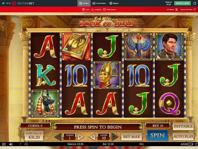 GentingBet Casino New Game1 