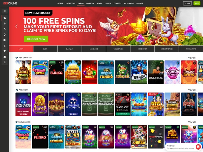 BetOnline Casino 12.09.2024. Hp 