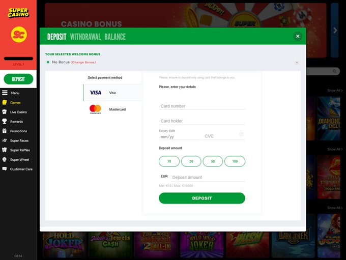 SuperCasino 12.12.2025. Bank
