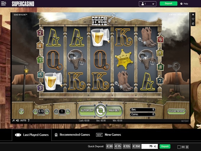 SuperCasino 28.04.2021. Game 1 