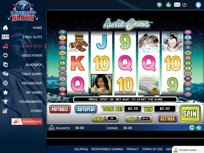 Liberty Slots Casino New Game 1 