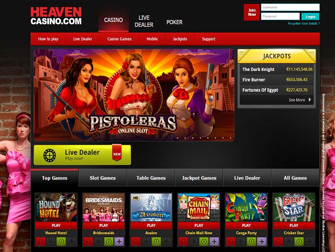 Heaven Casino New HP 
