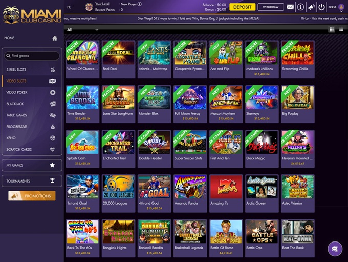 Miami Club Casino 16.10.2025. lobby