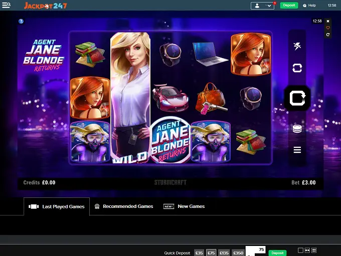 Jackpot247 new Game 1