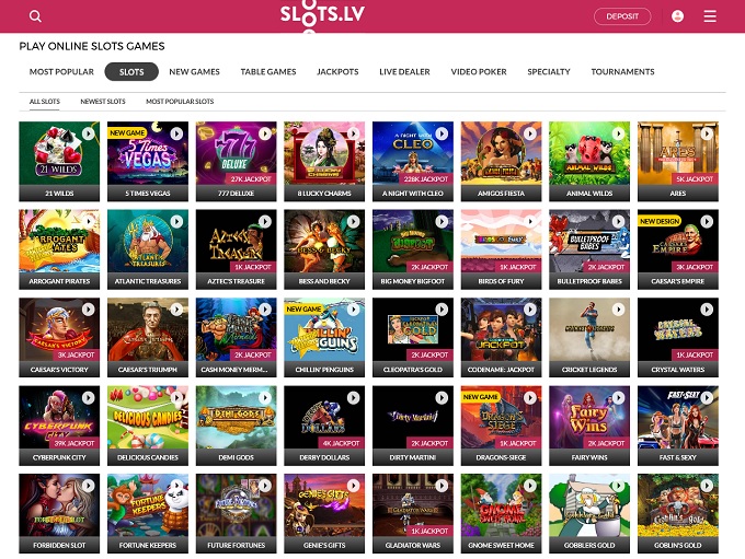 Slots.lv 10.05.2021. lobby 