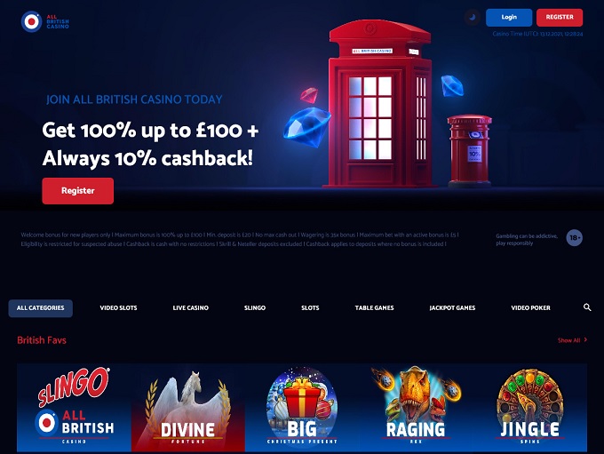 All British Casino 13.12.2021. Hp 
