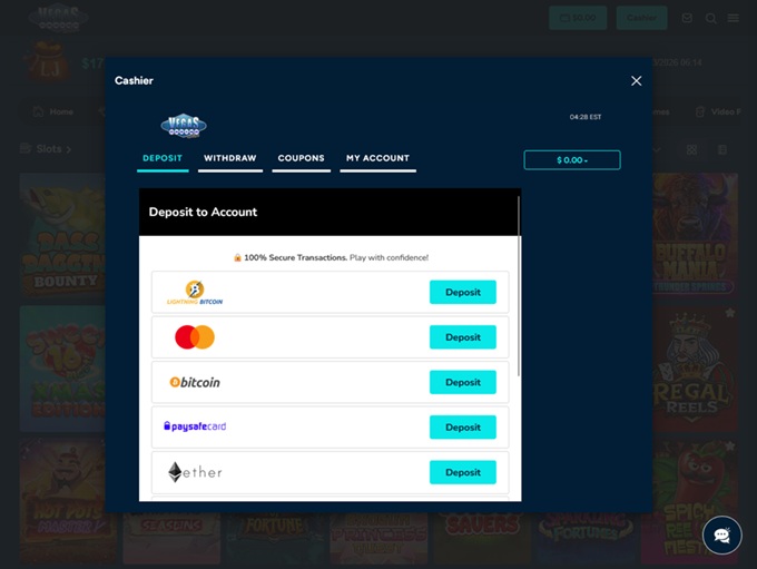 Vegas Casino Online 20.03.2026. bank