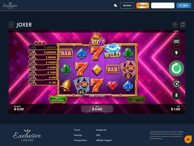 Exclusive Casino 10.03.2025. Game1 