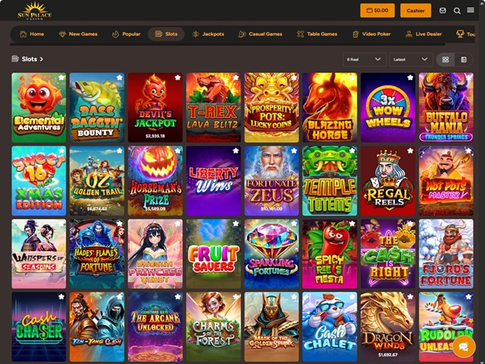 Sun Palace Casino 14.04.2026. lobby