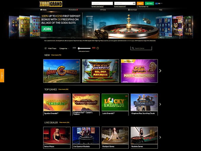 EuroGrand Casino New Hp 