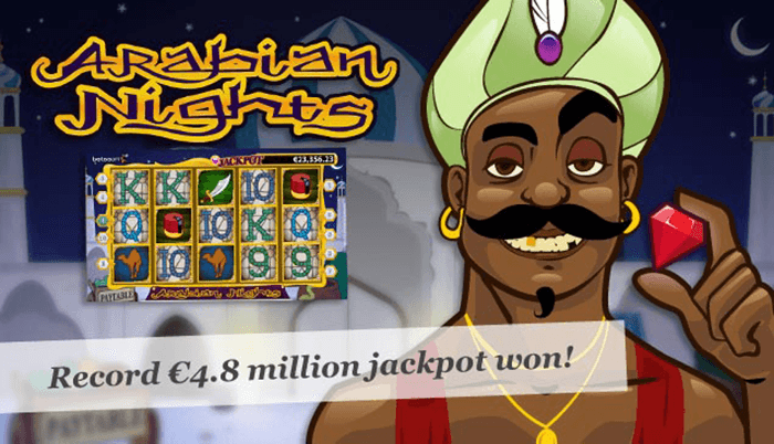 Arabian Nights Progressive Jackpot Slot Jackpot Game