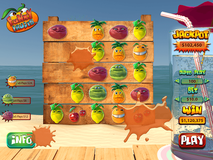 Funky Fruits Progressive Jackpot Slot
