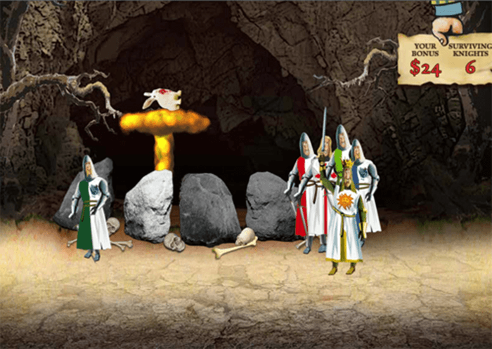 Spamalot Holy Grail Progressive Jackpot Bonus Game