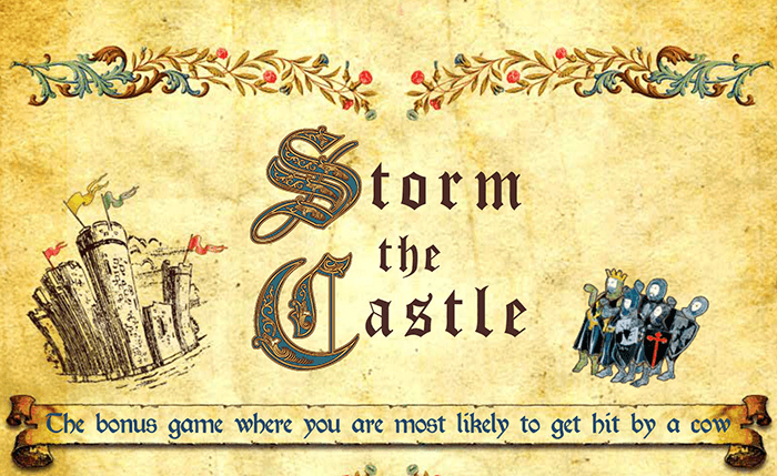 Spamalot Holy Grail Progressive Jackpot Storm of the Castle Bonus