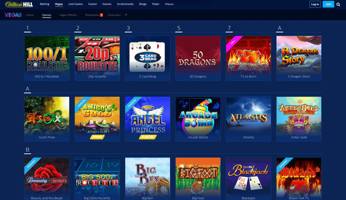 promo william hill vegas 3